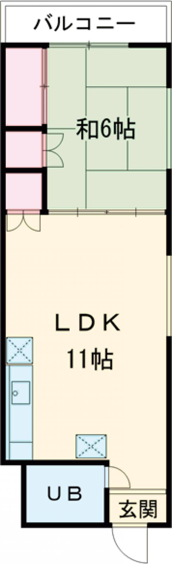 マンションコスモの間取り