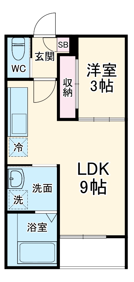 REGALEST川越南大塚の間取り