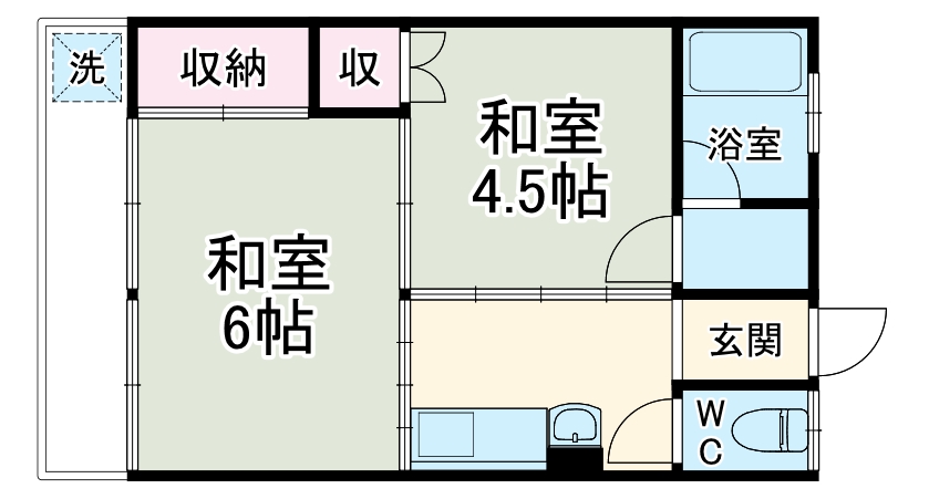 レジリエンス三里の間取り