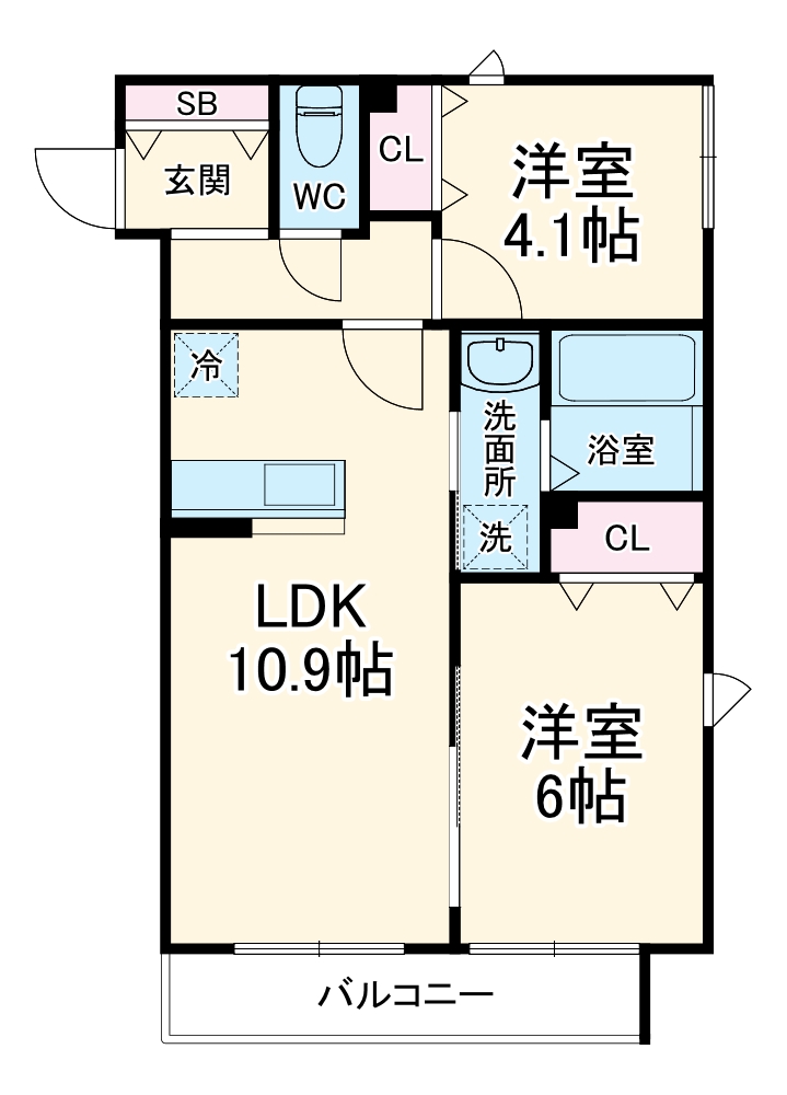 メゾンドアロの間取り