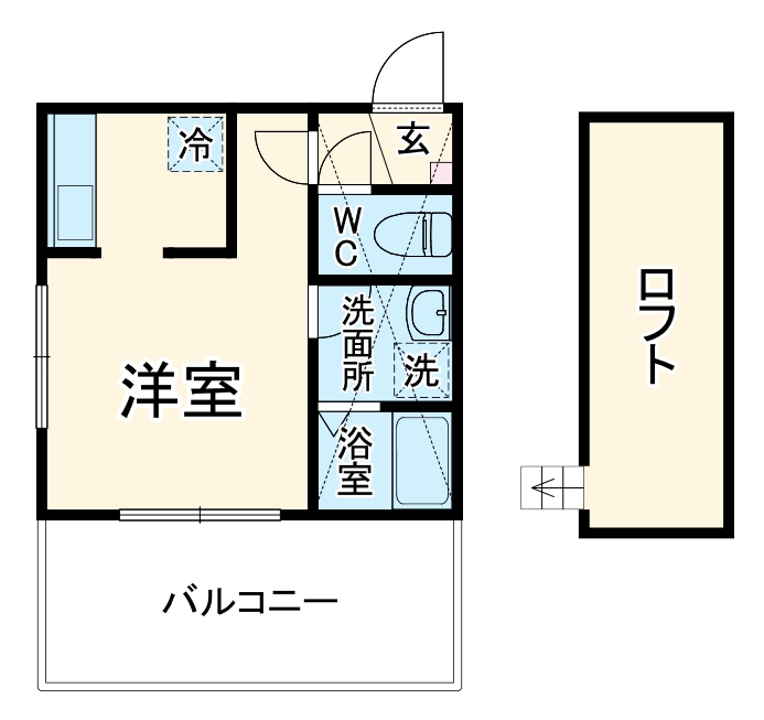 スピカハイツ戸部の間取り