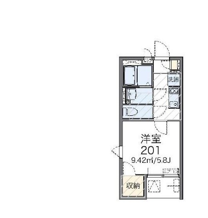レオネクストホークスの間取り