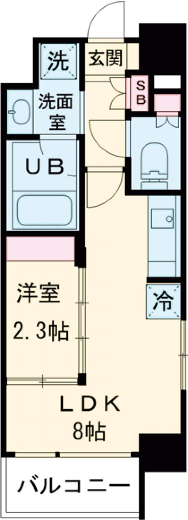 アーバンパーク清澄白河の間取り