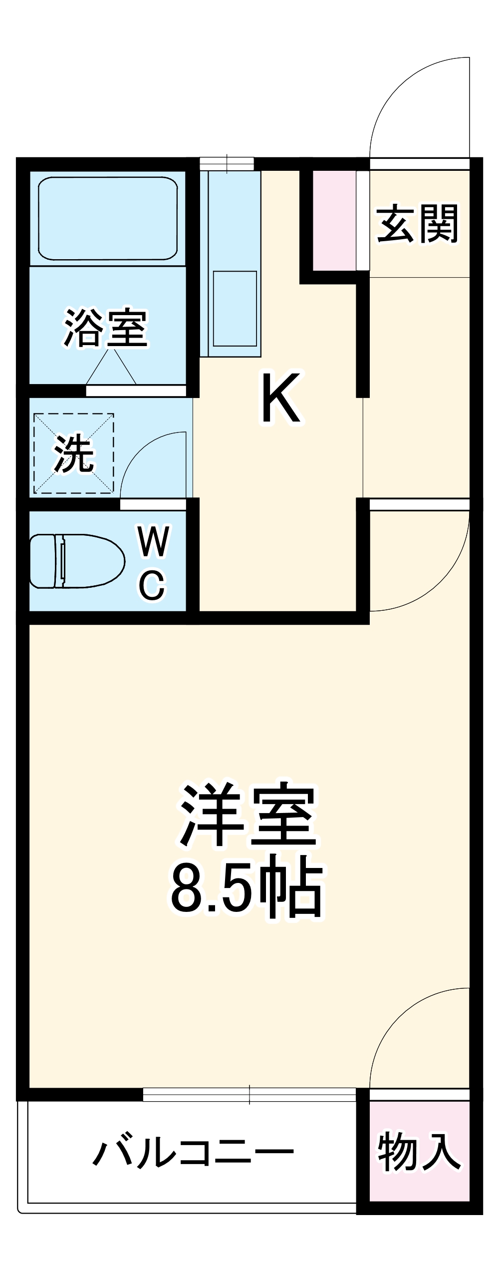 セピアハイツの間取り