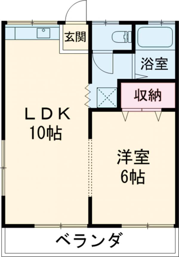 笹山アパートの間取り