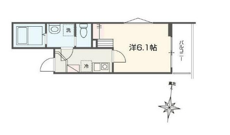 MELLAS淵野辺Ⅵの間取り