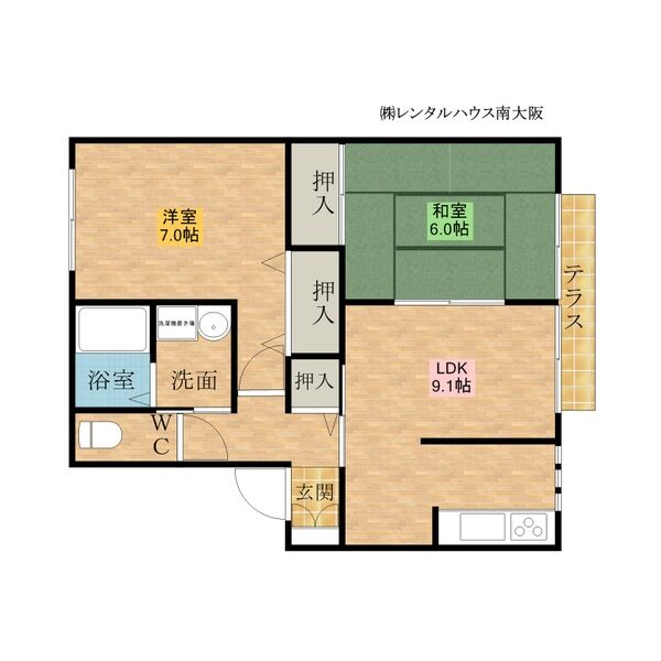 ドルチェⅠの間取り