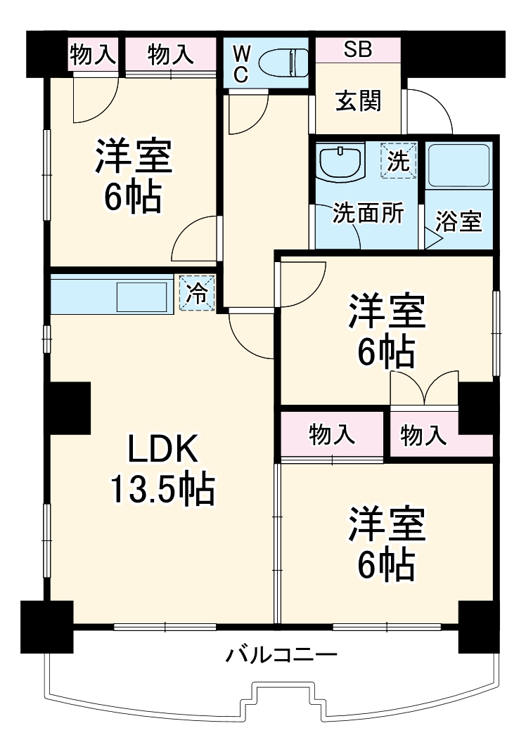 1/8 間取