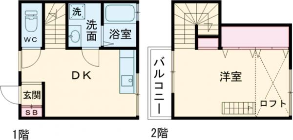ハイツKyrieの間取り
