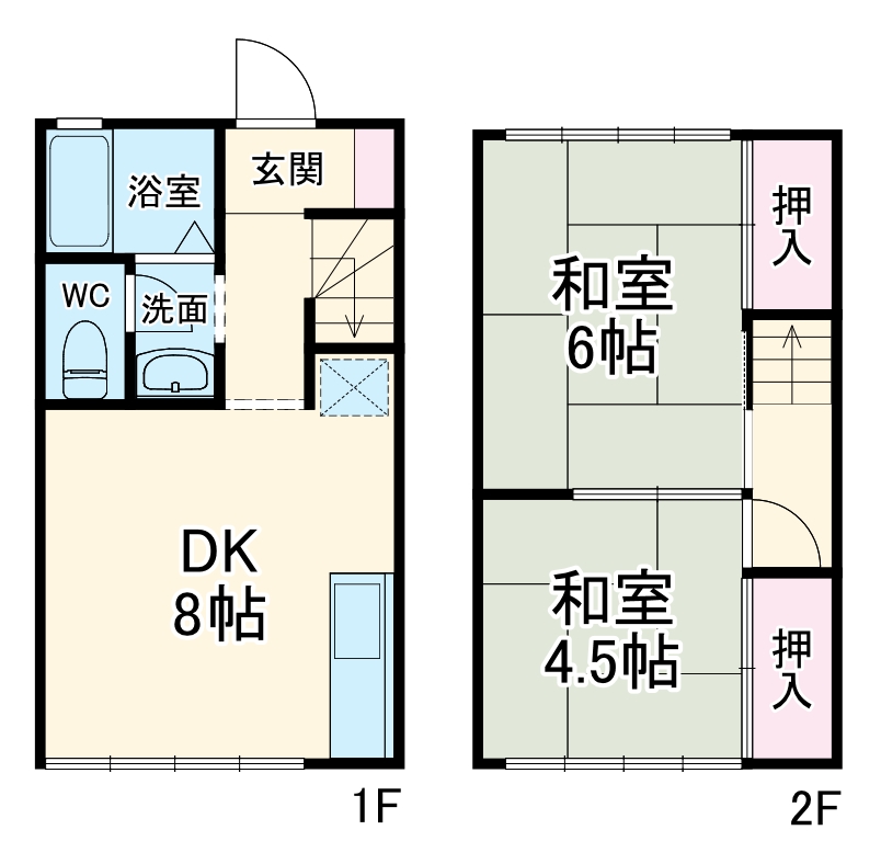 第一なぎさ荘の間取り