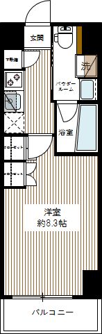 AXAS墨田AsylCourtの間取り