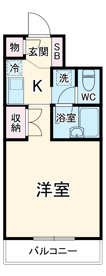 パレー・エスポワール・三国の間取り