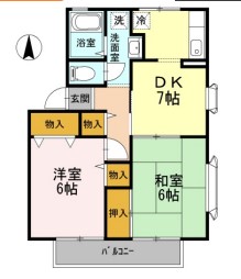 セントパークハイツ　Aの間取り