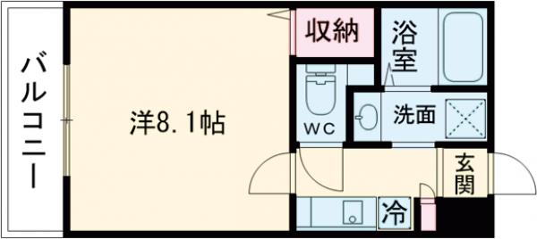 Gladvis京都室町の間取り