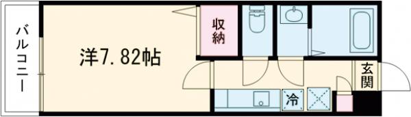 Gladvis京都室町の間取り
