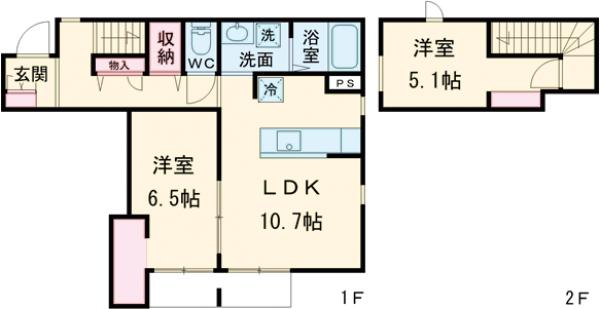ピア・ボヌールの間取り
