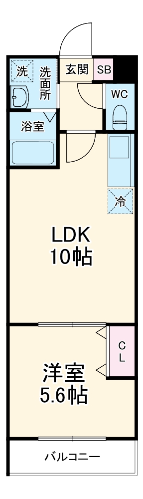 ソリティア梅小路の間取り
