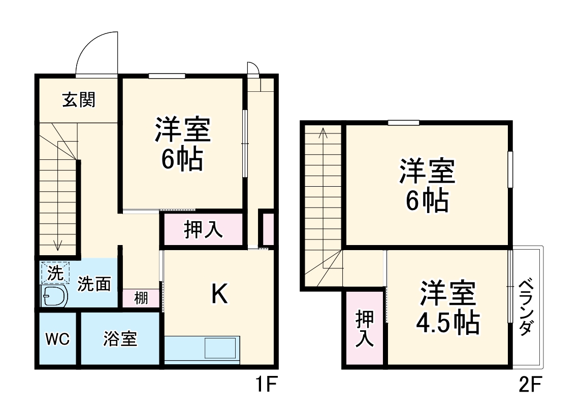 陽だまり白家 HAKUnoIEの間取り