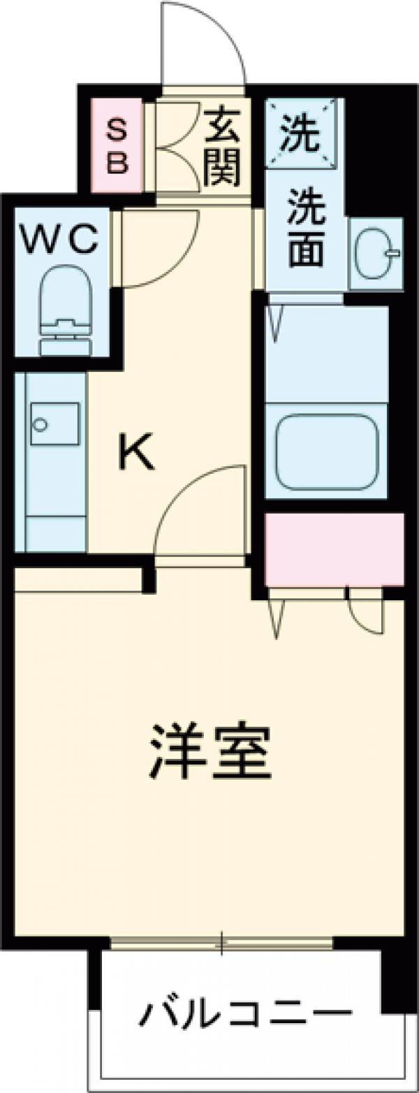 エンクレスト六本松Ⅱの間取り