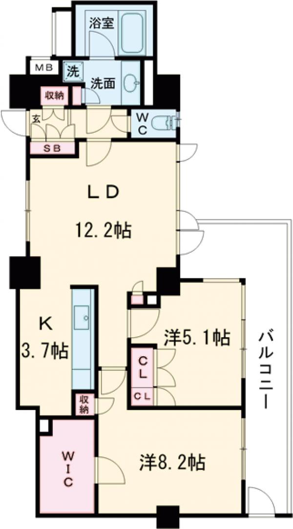 グローリオ吉祥寺本町の間取り