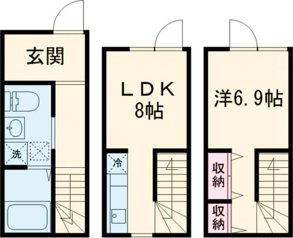 Mok Terrace北綾瀬の間取り