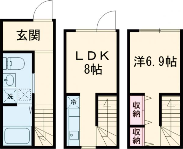 Mok Terrace北綾瀬の間取り