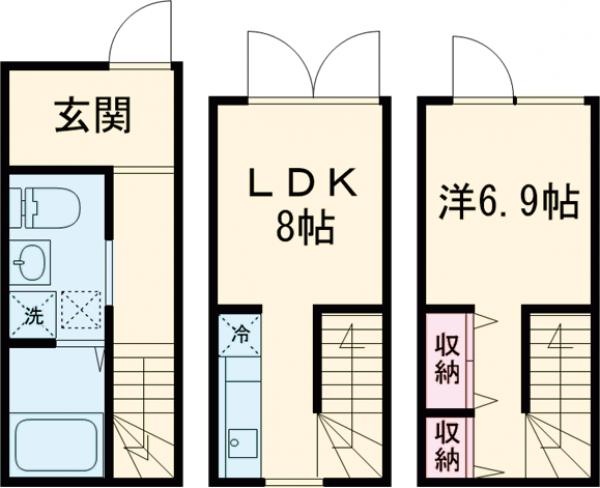 Mok Terrace北綾瀬の間取り
