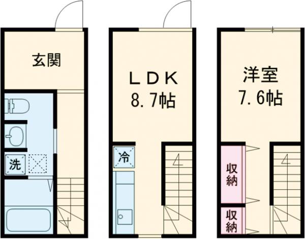 Mok Terrace北綾瀬の間取り
