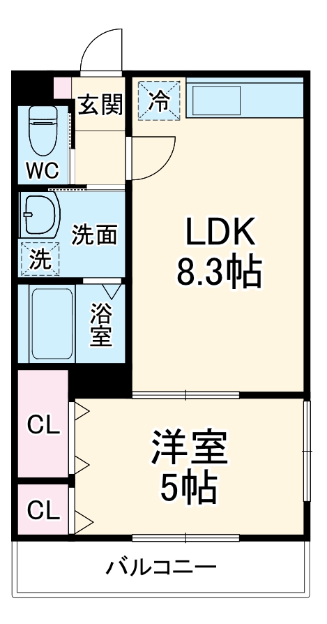 EVERA大倉山の間取り