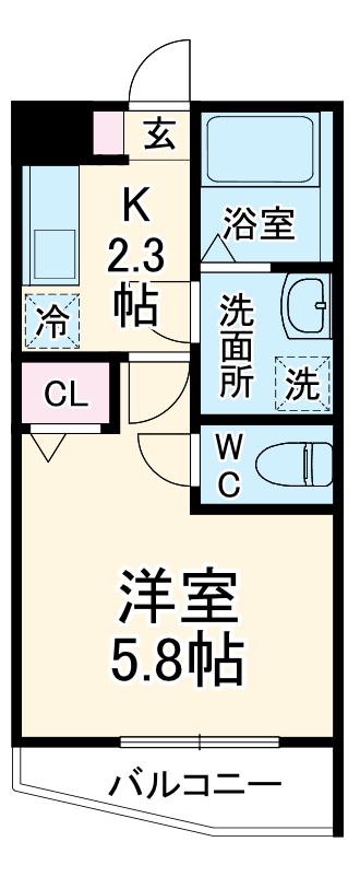 EVERA大倉山の間取り