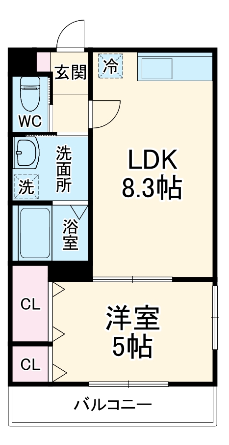 EVERA大倉山の間取り