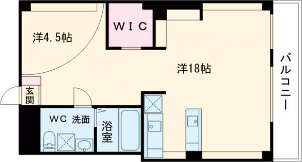 ロイヤルコート嵯峨の間取り