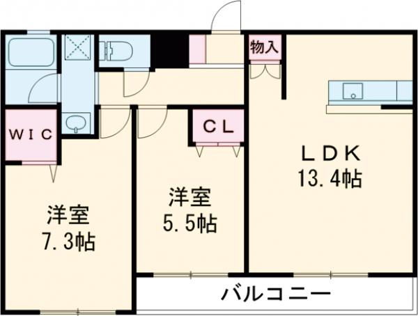 ウィステリア浅間の間取り