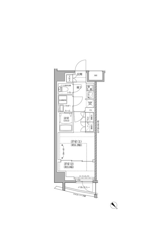 RELUXIA国分寺の間取り