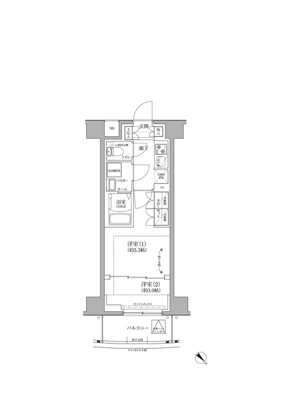 RELUXIA国分寺の間取り