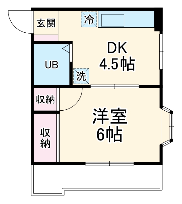 ロイヤルハイツⅢの間取り