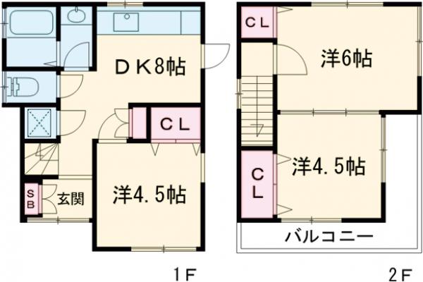 篠崎町6丁目戸建の間取り