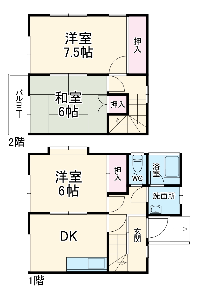 ハイツフジミの間取り