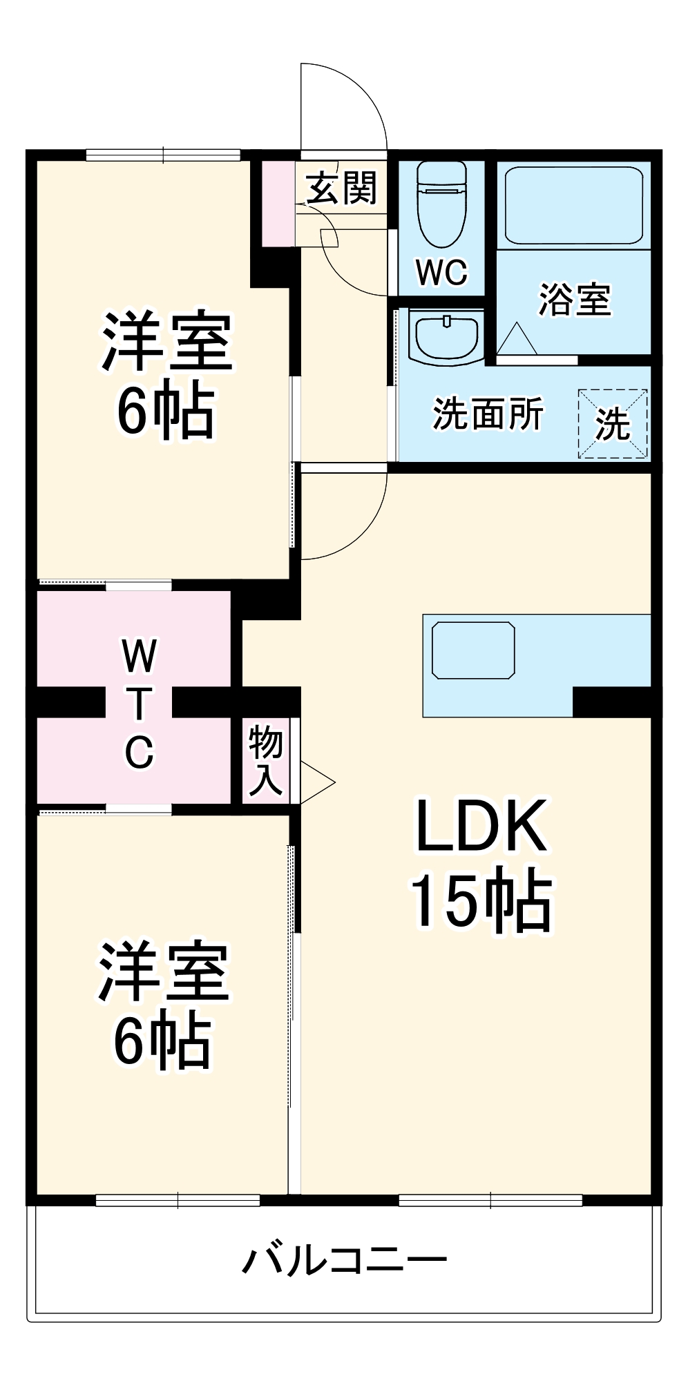 エクシード三方原Ⅱの間取り