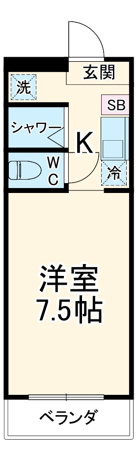 パールマンション社台の間取り