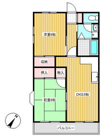向台グリーンマンションの間取り