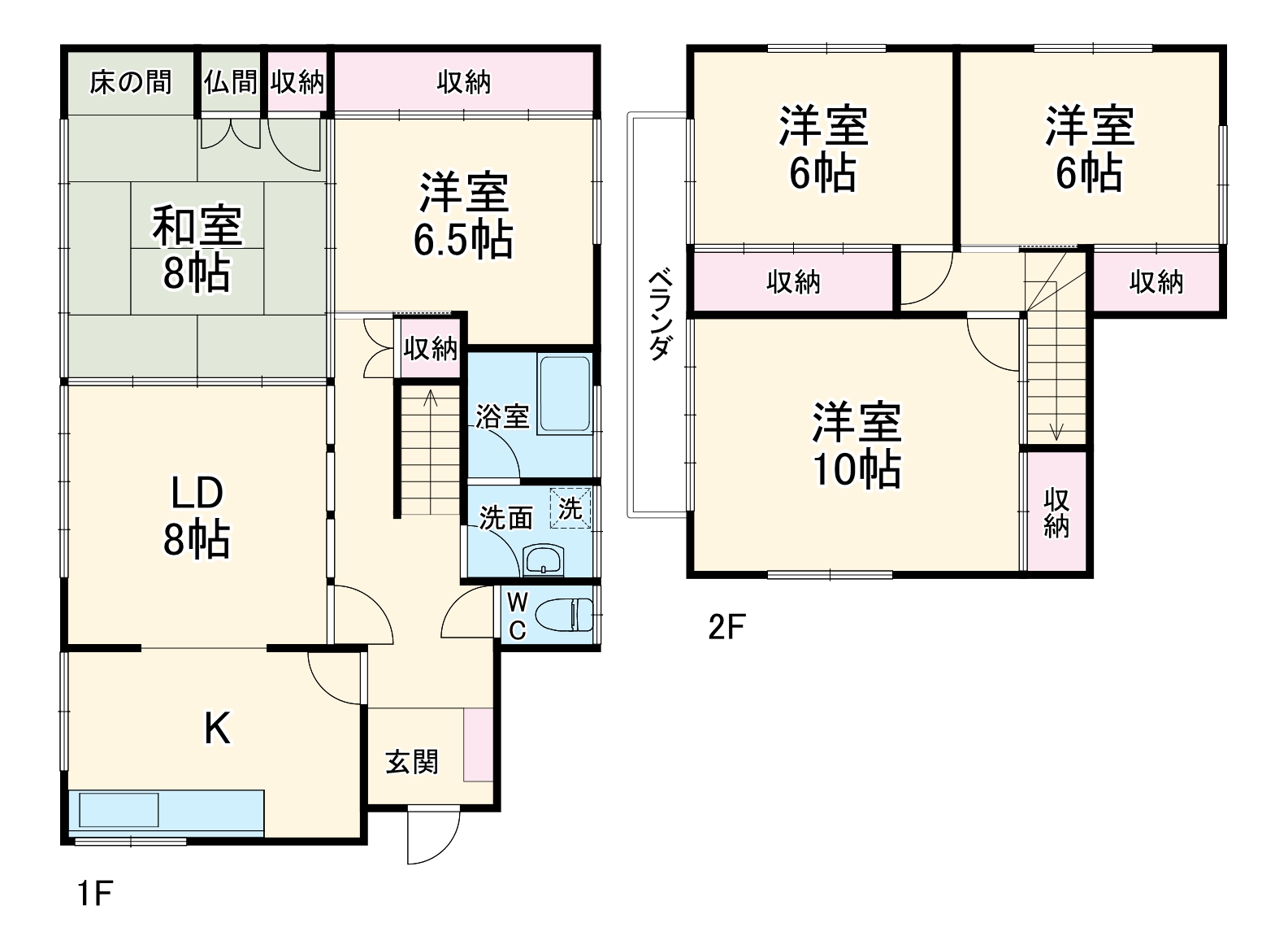 江南市戸建の間取り
