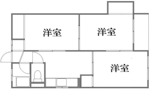 西岡ビルの間取り