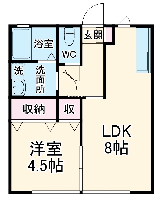 コンフォールBの間取り
