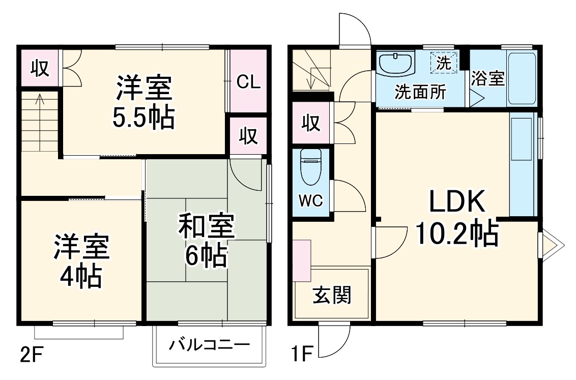 カーサ永峰の間取り
