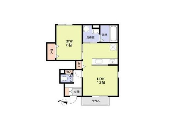 川崎市多摩区宿河原3丁目計画 B棟の間取り