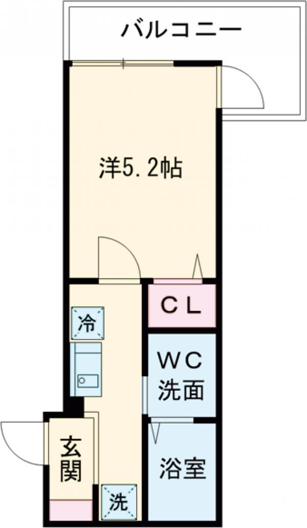 ルサージュ南馬込の間取り
