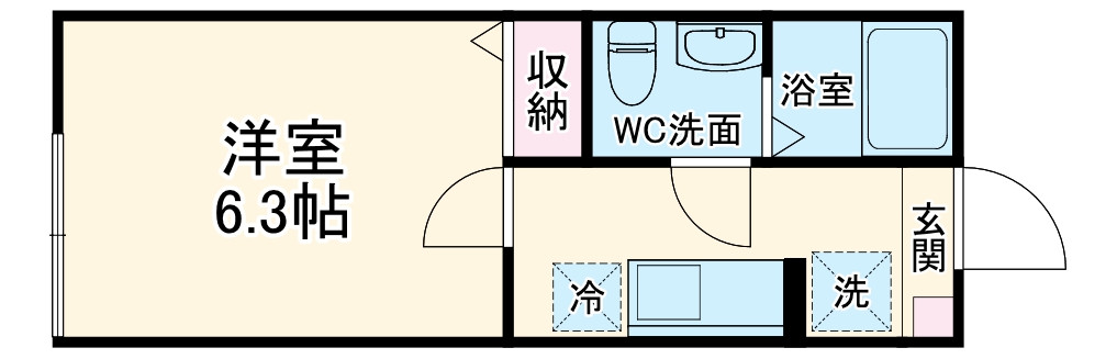 アザーレ・パッシオ上大岡の間取り