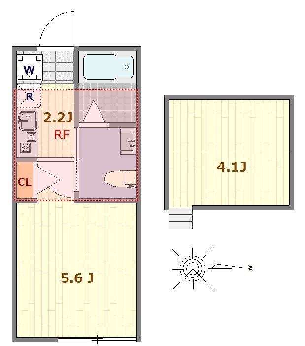 MADINA MAISON富岡の間取り