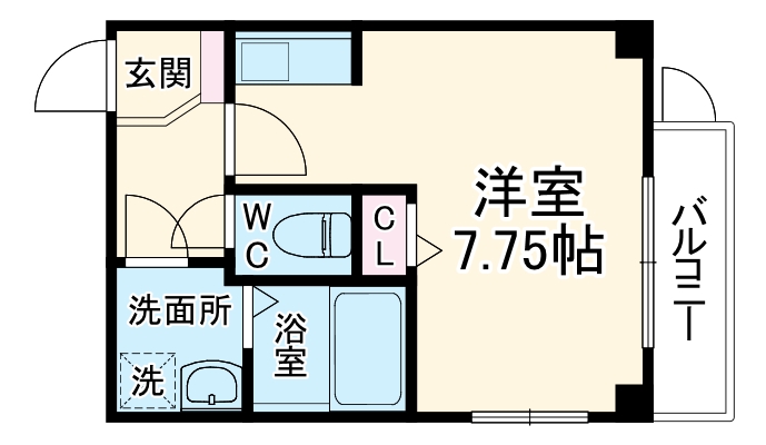 クレハ池田の間取り